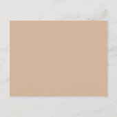 Elegante Bourgogne Bloemen Trouwdetails Kaart (Achterkant)