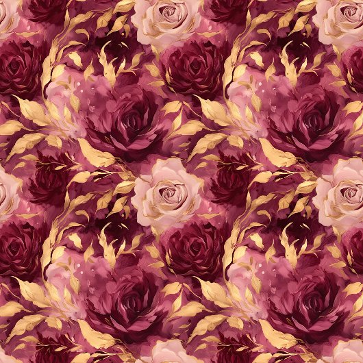 Elegante Bourgogne Blush Goud Trouwpapier Servette Servet