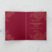 Elegante Bourgogne Goud Fine Art Bloemen Quinceane (Binnen)