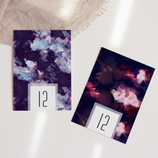 Elegante Bourgogne Moderne Brush Stroke Bruiloft Kaart