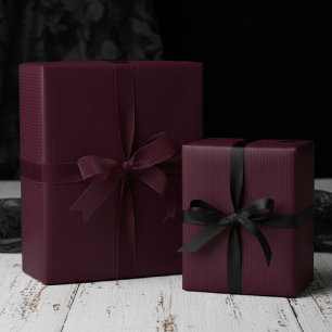 Elegante Bourgondiër op Bourgondische strepen Cadeaupapier