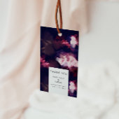 Elegante Bourgondische artistieke penseelstreek da Cadeaulabel