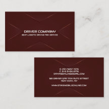 Elegante Bourgondische Chauffeur Driver