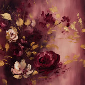 Elegante Bourgondische gouden bruiloft servetten m