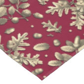 Elegante  Bourgondische gouden eikenbladeren eikel Tafelkleed (Gekanteld)