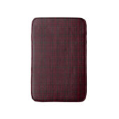 Elegante Bourgondische Tartan Badmat (Voorkant Verticaal)
