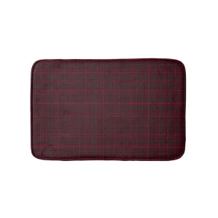 Elegante Bourgondische Tartan Badmat