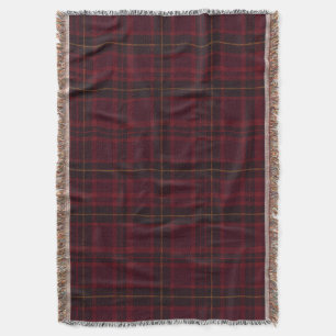 Elegante Bourgondische Tartan Deken