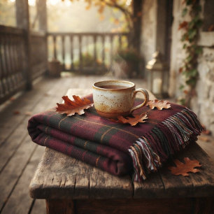 Elegante Bourgondische Tartan Deken