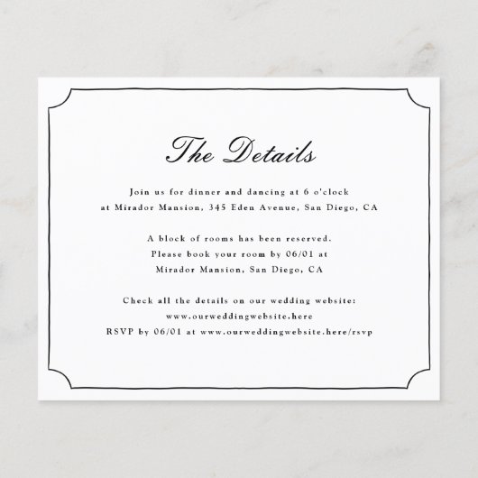 Elegante Bow All-in-One formele budgetfoto bruilof (Achterkant)