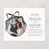 Elegante Bow All-in-One formele budgetfoto bruilof (Voorkant)