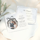 Elegante Bow All-in-One formele budgetfoto bruilof