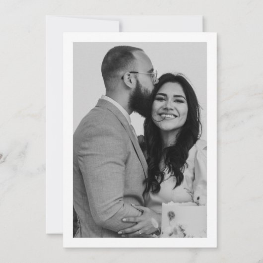 Elegante Bow bruiloft douche uitnodiging (Achterkant)