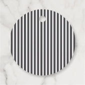 Elegante Bow Champagne Sip & See Baby shower Bedankjes Labels (Achterkant)