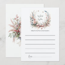 Elegante Bow Floral Baby shower Mom-to-Be