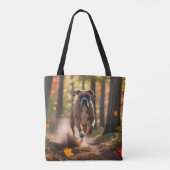 Elegante Boxer Tote Bag (Achterkant)