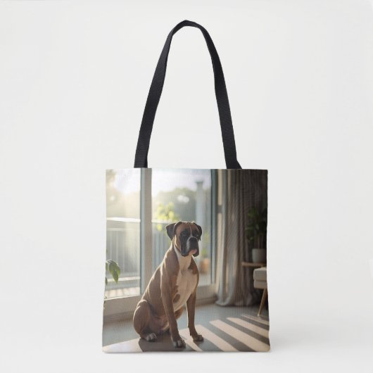 Elegante Boxer Tote Bag (Voorkant)