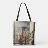 Elegante Boxer Tote Bag (Achterkant)