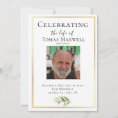 Elegante Branch Fotoviering van het Leven Kaart (Voorkant)