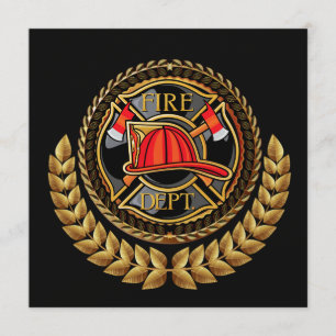 Elegante brandweer kaart