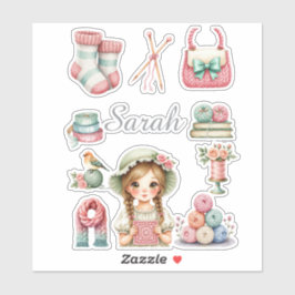 Elegante Brei Sticker