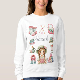 Elegante Brei Sweatshirt