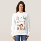 Elegante Brei Sweatshirt (Voorkant volledig)