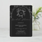 elegante Bridal Shower Uitnodigingen met QR Code (Staand voorkant)