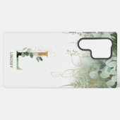 Elegante brief L Fern & Eucalyptus Samsung Galaxy Hoesje (Achterkant horizontaal)