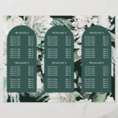 Elegante brochure Smaragdgroen (Achterkant)