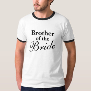Elegante broeder van de bruid t shirten t-shirt