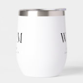 Elegante bruid bruidegom Monogram Initialen Bruilo (Links)