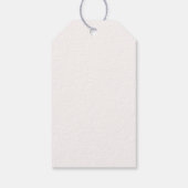 Elegante Bruid Bruiloft Feest Bedankt Cadeaulabel (Achterkant)