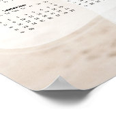 Elegante bruid en bruidegom foto mini-kalender poster (Hoek)