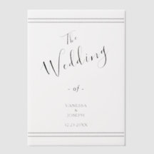 Elegante bruid en bruidegom strepen