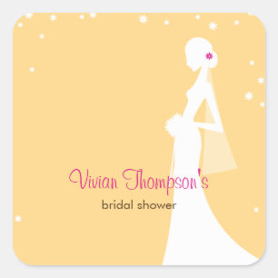 Elegante bruid Favor Sticker / Envelop Seal-Moster