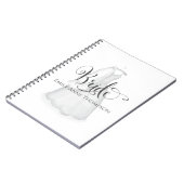 Elegante bruid gepersonaliseerd notitieboek (Linkerzijde)