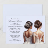 Elegante bruid in Gown Vrijgezellenfeest Kaart (Voorkant / Achterkant)