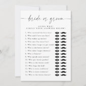 Elegante bruid of bruidegom bruiloft Vrijgezellenf Kaart (Voorkant)