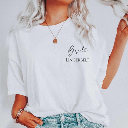 Elegante Bruid Om Te Zijn Of Meidenavakantie Cute T-shirt