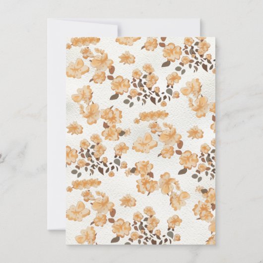 Elegante bruid op Paard bloemenVrijgezellenfeest Kaart (Achterkant)