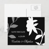ELEGANTE BRUID SAVE THE DATE AANKONDIGINGSKAART (Voorkant / Achterkant)