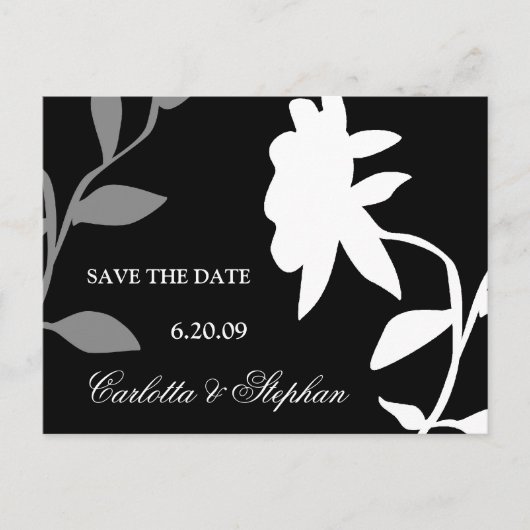 ELEGANTE BRUID SAVE THE DATE AANKONDIGINGSKAART (Voorkant)