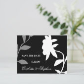 ELEGANTE BRUID SAVE THE DATE AANKONDIGINGSKAART (Staand voorkant)