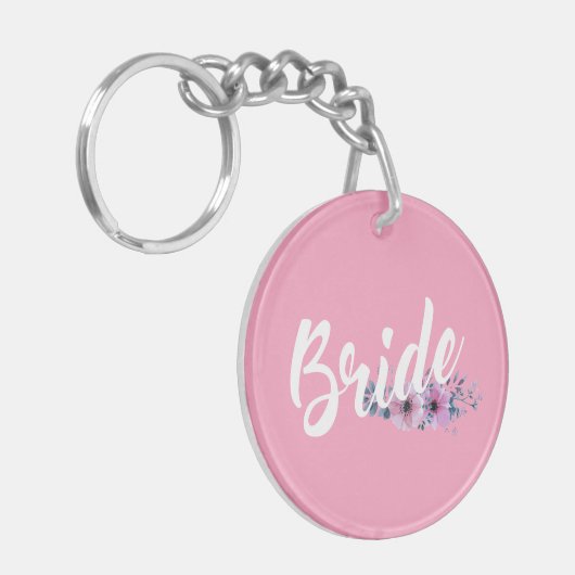 Elegante bruid wedding calligraphy | Sleutelhanger (Voorkant Links)