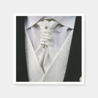 Elegante Bruidegom Smoking Servet