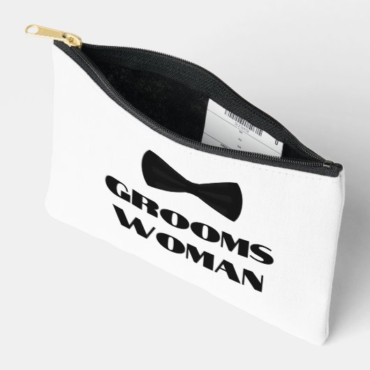 Elegante bruidegom zwart stropdas bruiloft etui (Open)