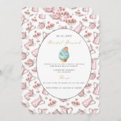 Elegante bruids brunch bruids douche uitnodiging (Voorkant / Achterkant)