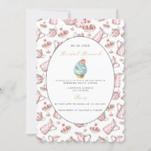 Elegante bruids brunch bruids douche uitnodiging