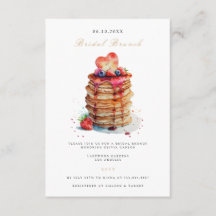 Elegante bruids brunch bruids douche uitnodiging
